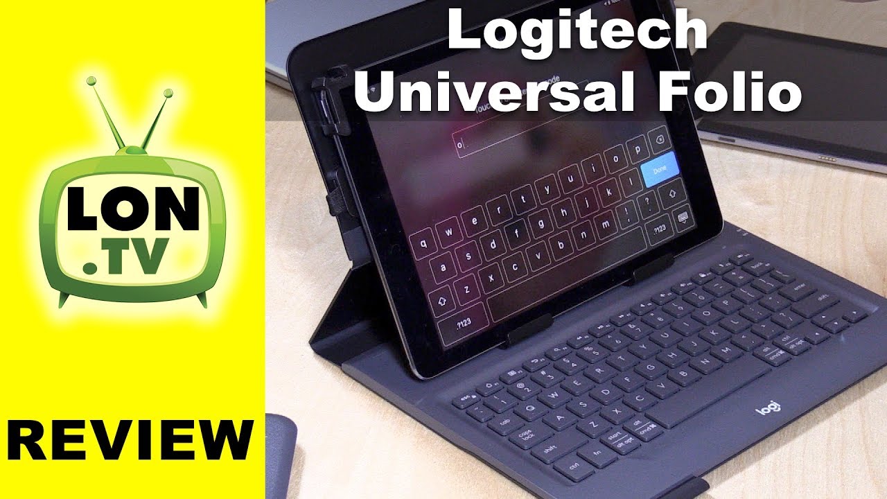 Logitech Universal Folio Etui Tablette avec Clavier pour Tablette