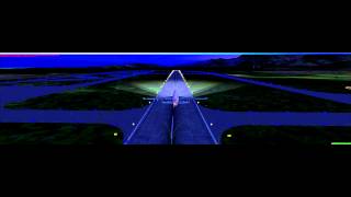 FSX Boeing747 RCYU Landing Night Flight View 3 - 20120923