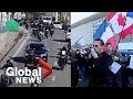 Trucker protests: Paris bans Canadian-inspired French convoy from entering city