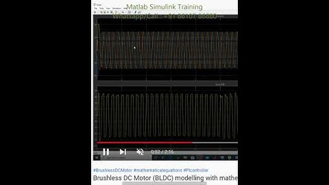 Brushless DC Motor BLDC modelling with mathematical equations simulink model - MATLAB ASSIGNMENTS
