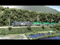 鉄道模型(N)田畑沿いのローカル線を走るEF210+タキ1000 日本石油輸送(米軍燃料輸送列車)
