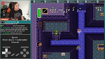 Quick Tutorial on Diver Down (Holy Diver) and Ice Breaker glitches in ALTTP!
