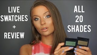 Maybelline Expert Wear Single Eyeshadows | Live Swatches and Review | Rachel Lynne