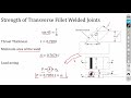 Introduction to weld design  design of joints  design of machine elements