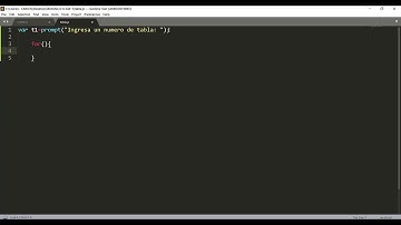 Tablas de multiplicar con for en JavaScript