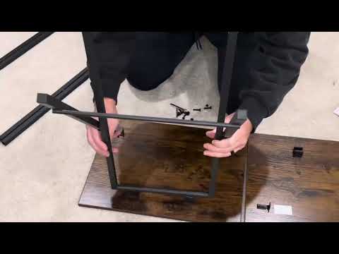 Unboxing & Assembling the HOOBRO Folding TV Tray Table Set (Amazon Furniture)