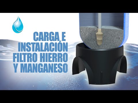 Video: Filtro de eliminación de hierro de agua para la purificación de agua de hierro e impurezas