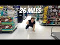 I Walked a Marathon inside Walmart