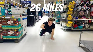 I Walked a Marathon inside Walmart