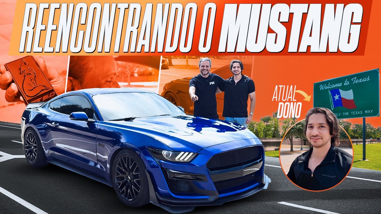 Esse foi meu Mustang GT manual nos EUA… olha como ele está em 2025! Já passou dos 150.000km.