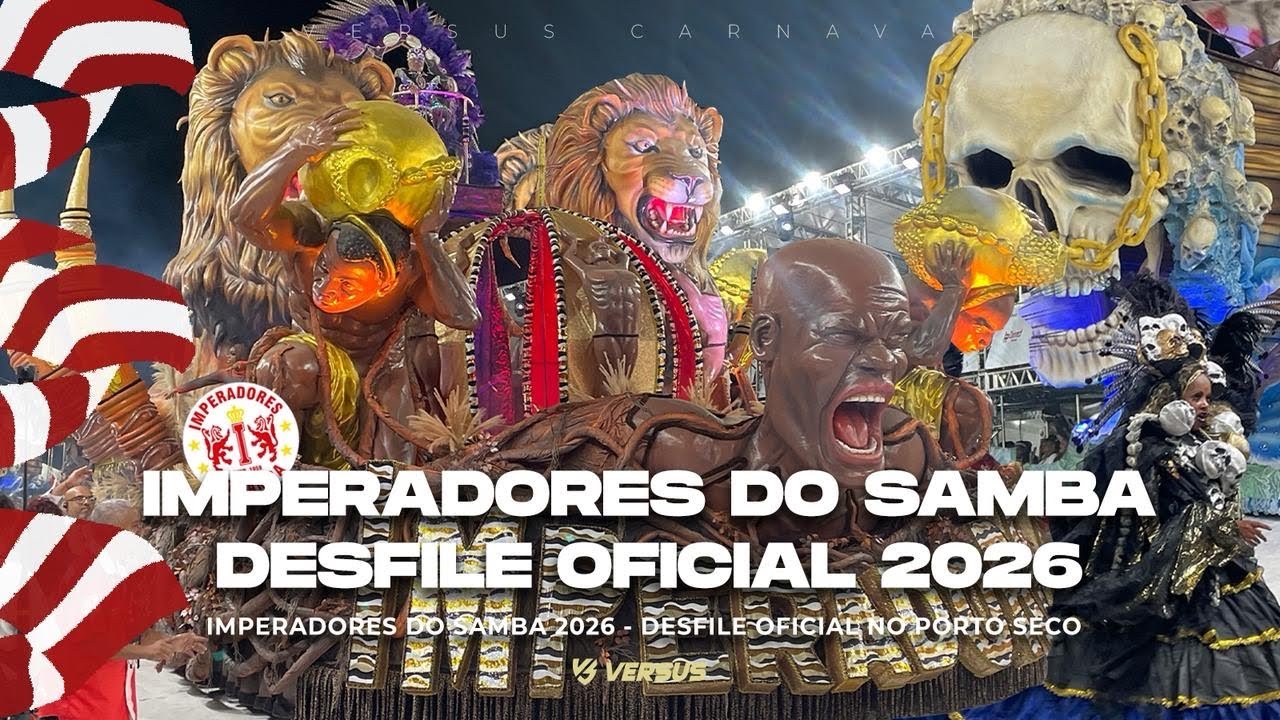 IMPERADORES DO SAMBA 2026 - DESFILE COMPLETO CARNAVAL DE PORTO ALEGRE