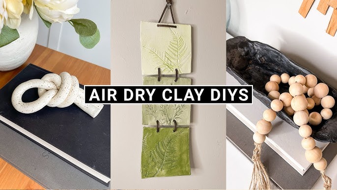 DIY - easy Air Dry Clay projects for Home Decor 
