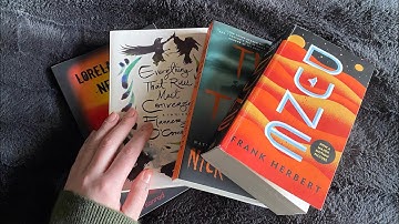 ASMR Book Haul ( Book Tapping, Tracing, Whispering, Tongue Clicking)