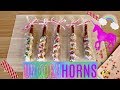 EASY CHOCOLATE PARTY FAVORS - UNICORN PRETZEL HORNS - UNICORN PARTY