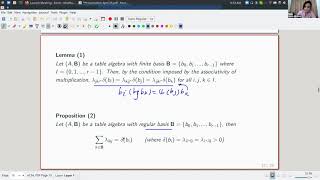 Roghayeh Maleki - On standard integral table algebras with integral multiplicities and ... screenshot 2