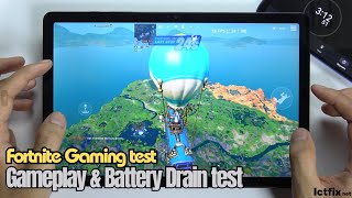 Samsung Galaxy Tab A9+ Fortnite Gaming test | Snapdragon 695, 90Hz Display