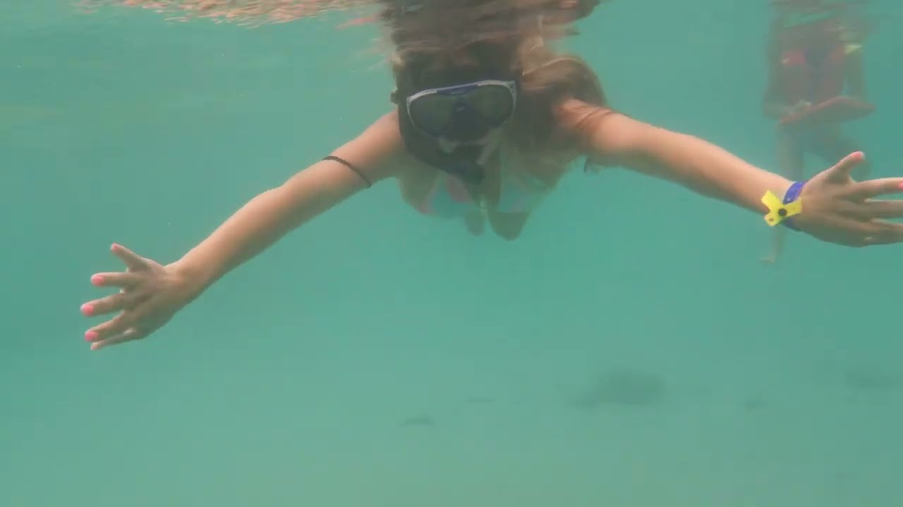 Snorkelling with the family at Cala Llonga Beach Ibiza August 2022