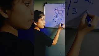 "Learn LCM Easily | My Daughter's Math Tutorial"#video #shorts