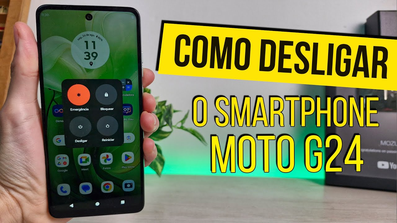 Como desligar o smartphone Moto G24 - YouTube