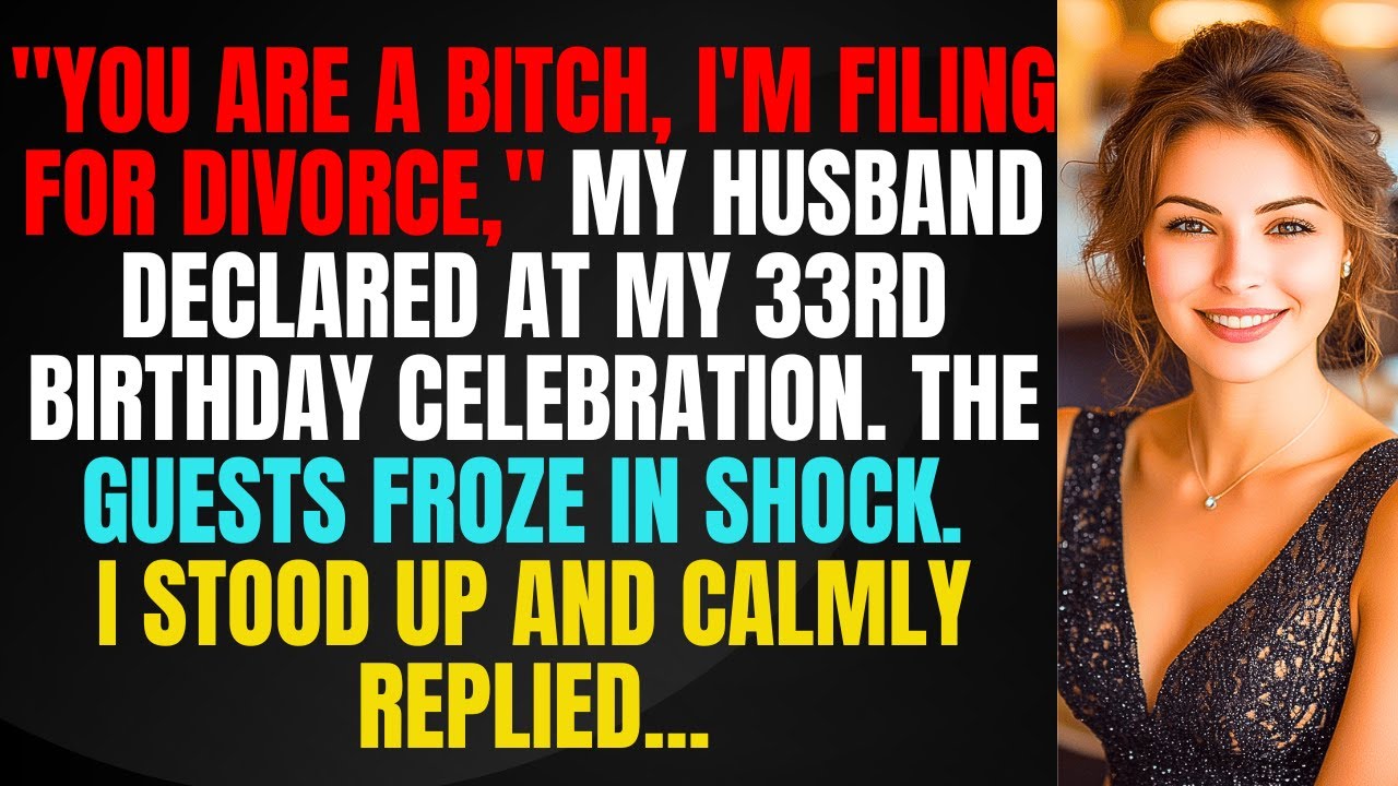 🔴"I'm Filing For Divorce," My Husband Declared At My 33rd Birthday