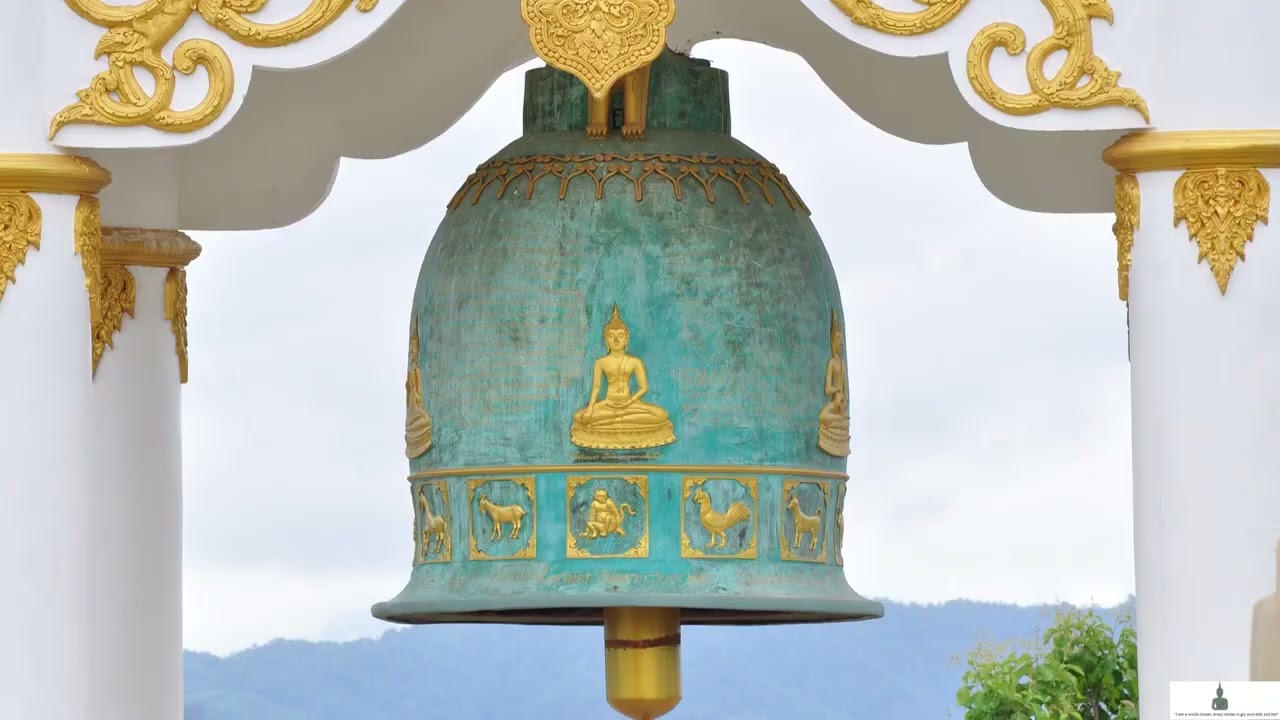 Temple Bell Meditation 528 Hz  Sound Meditation   Peaceful Magical Sound 15 minutes no talking-
