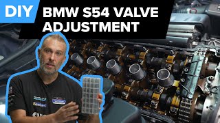 BMW E46 M3 Valve Adjustment DIY (BMW S54 Engine Valve Lash Adjustment)