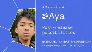 Aya: Post-release possibilities, with Nathanael Carraz Rakotonirina
