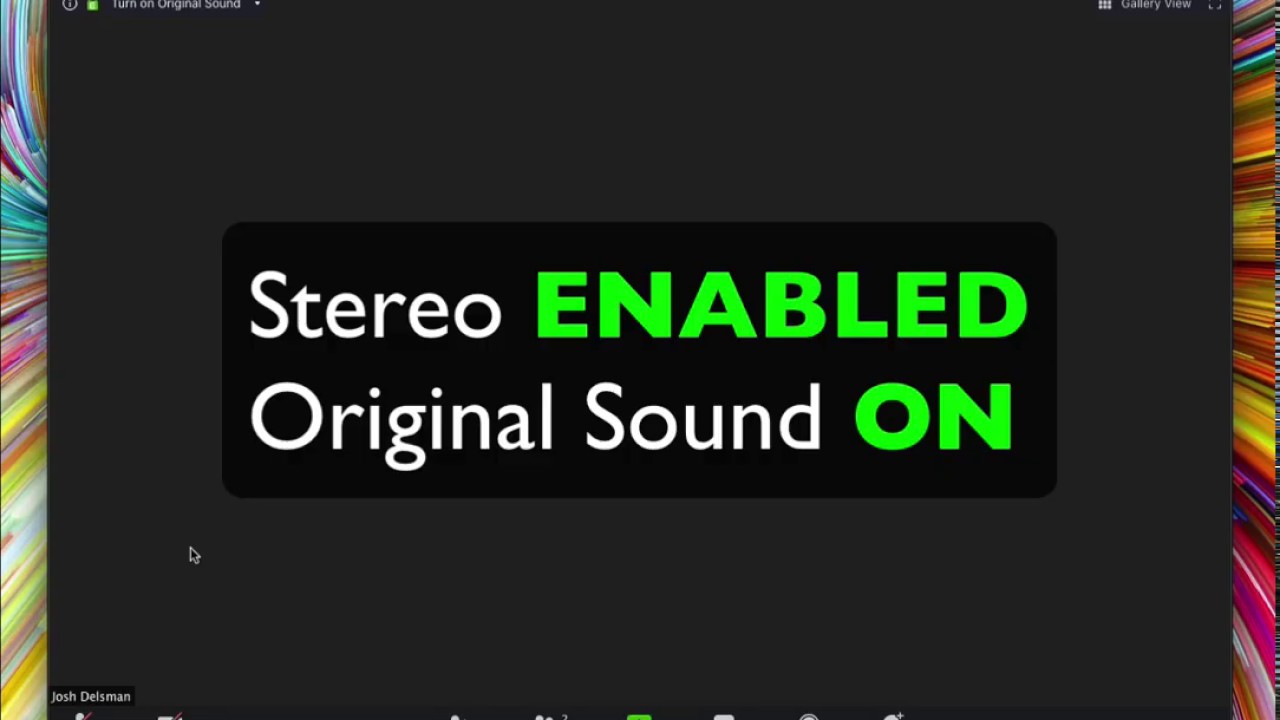 Correct Zoom Audio Settings for DJ Live Streams