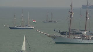 A first look at the ships arriving in Hampton Roads for Sail250