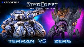 Raynor's Raiders Terran vs Kerrigan's Swarm Zerg Starcraft TMG Battle Report