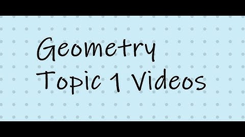 Geometry - Graphing Parallel Lines