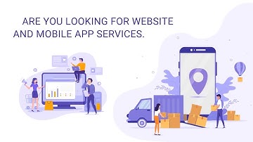 website and mobile app services animation video +91 91649 91648