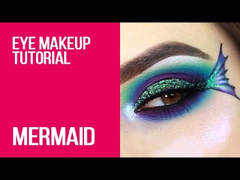 Mermaid Eye Makeup Tutorial | Makeup Tutorial | The Makeup Transformation #Shorts