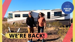 Meet Kristen & Jameson: Full Time RV Motorhome Boondocking by Perpetual Moves 512 views 2 years ago 3 minutes, 41 seconds