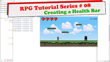 [Pygame] Creating an RPG Game: Part 8 (Creating a Health Bar)