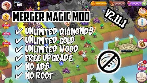Cara Download Merge Magic Mod - Unlimited Coins/Stones/Resources