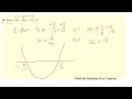 Quadratic Inequality GCSE Maths Higher Tier