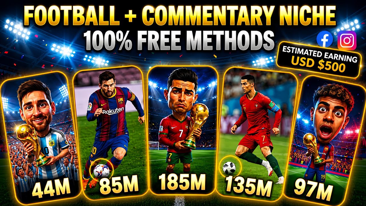How To Make VIRAL Football Commentary + Explainer Videos with AI (100% FREE Tutorial)