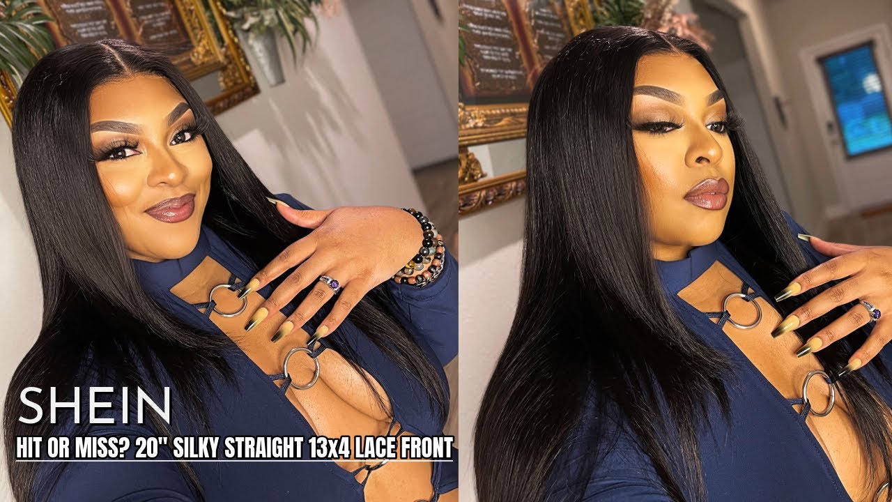 SHEIN UNBOXING WIG REVIEW: HIT 😜 OR MISS? 🤔 20” Silky Straight 13x4 Human Hair
