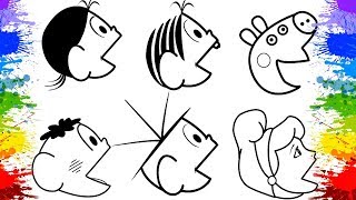 Desenhos de Jogo Pacman 4 para Colorir e Imprimir 