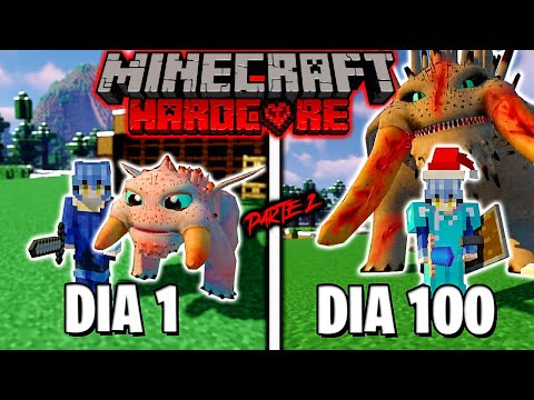 SOBREVIVI 100 DIAS NA ERA DOS DRAGÕES NO MINECRAFT HARDCORE - O FILME (2/2)