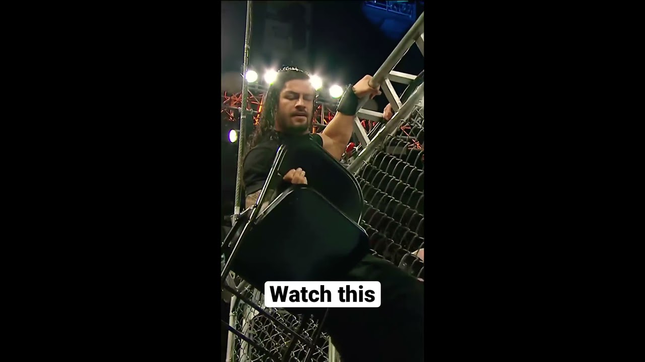 Roman Reigns Chair Flip Short