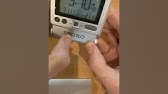 Seiko QHR015SLH R Wave Atomic Bedside Alarm Clock - YouTube