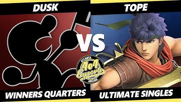 4o4 Smash Night 67 Winners Quarters - Dusk (Game & Watch) Vs. Tope (Ike) SSBU Ultimate Tournament