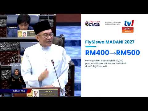 Bantuan tiket penerbangan FLYSiswa MADANI 2027 dinaikkan kepada RM500
