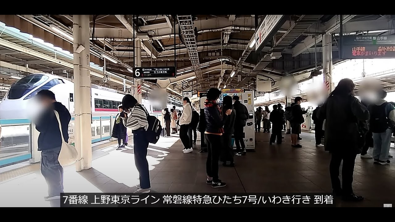 [Конечная станция Японии] Станция Токио, линии 5 и 6, ситуация с прибытием/отправлением