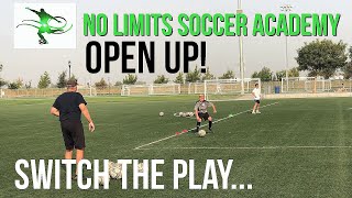 Soccer Training Exercise: SWITCH THE PLAY!