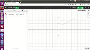 Sharing a graph in Desmos tutorial