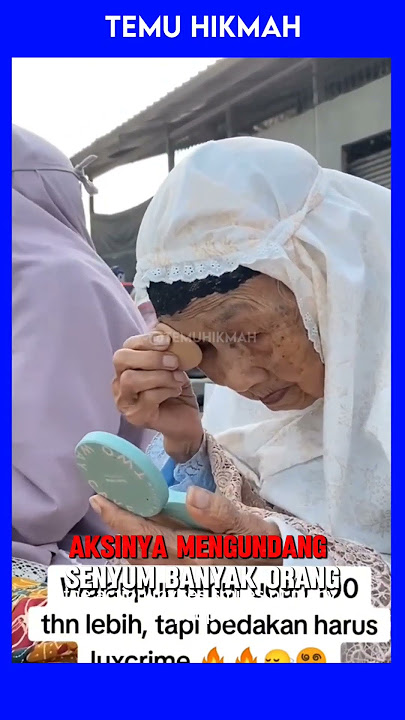 'Aksi Nenek Dandan di Majelis Bikin Gemas Warganet!'