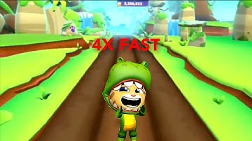 4X Fast in Talking Tom Gold Run Talking Ginger Dino | Android iOS Gameplay ¿ Best Funny ?@trascende